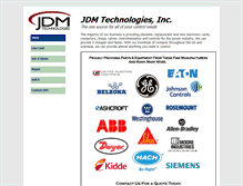 Tablet Screenshot of jdm-technologies.com